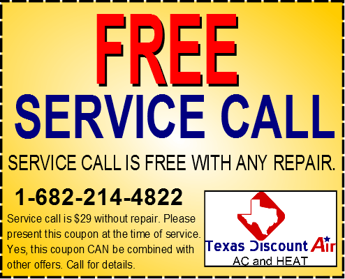 Free AC and Heating Service Call Coupon Discount